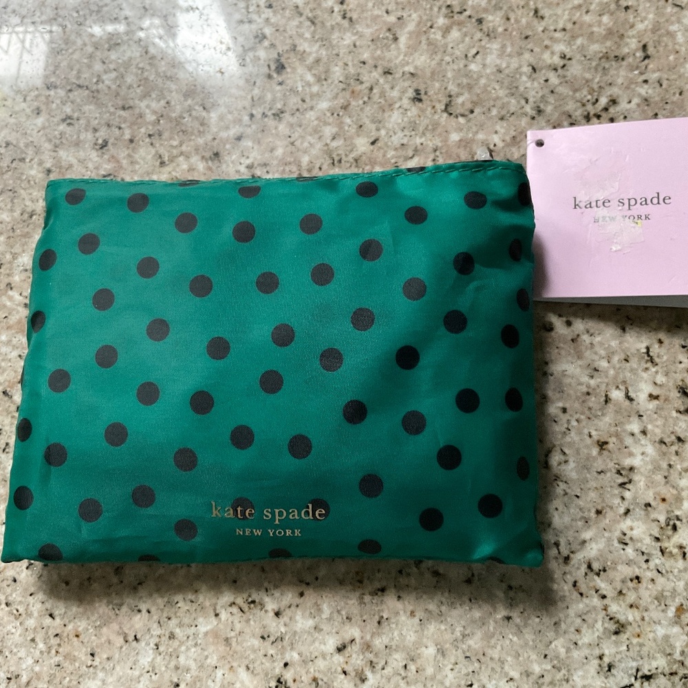 KATE SPADE Polka Dot Folding Tote Bag